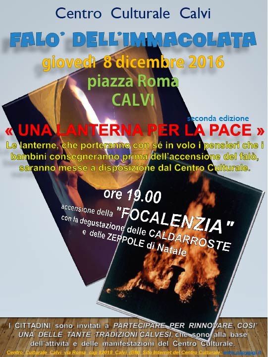 Falò 2016